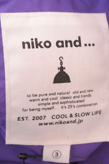 niko and...（ニコ アンド）の古着「カラー中綿ブルゾン（コート）」大画像６へ