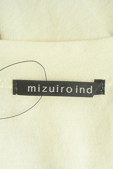 mizuiro ind（ミズイロインド）の古着「ビッグシルエットフレンチスリーブカットソー（ニット）」大画像６へ