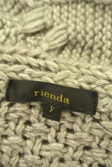 rienda（リエンダ）の古着「ケーブル編みニットカーディガン（カーディガン・ボレロ）」大画像６へ