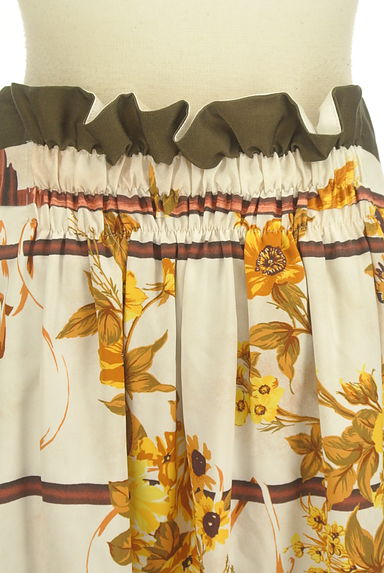 KATHARINE ROSS（キャサリンロス）の古着「ハイウエスト花柄フレアスカート（ロングスカート・マキシスカート）」大画像５へ