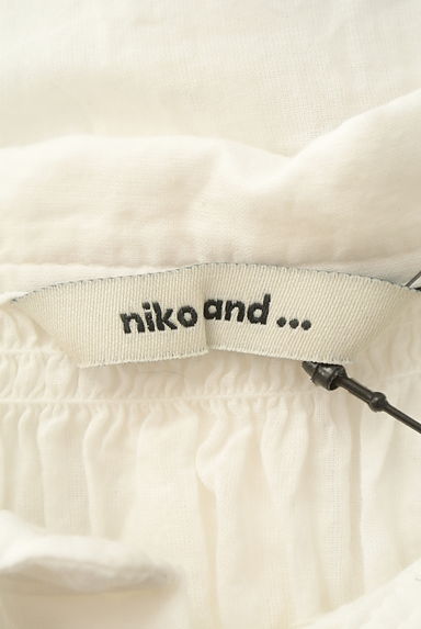 niko and...（ニコ アンド）の古着「ボリュームスリーブコットンシャツ（ブラウス）」大画像６へ