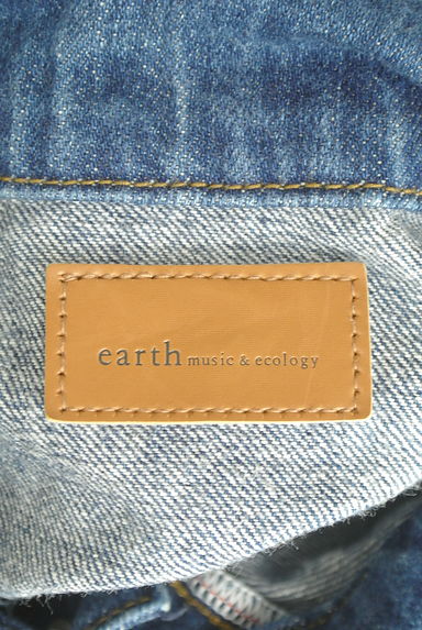 earth music&ecology（アースミュージック＆エコロジー）の古着「ウォッシュド加工コンパクトデニムジャケット（ブルゾン・スタジャン）」大画像６へ