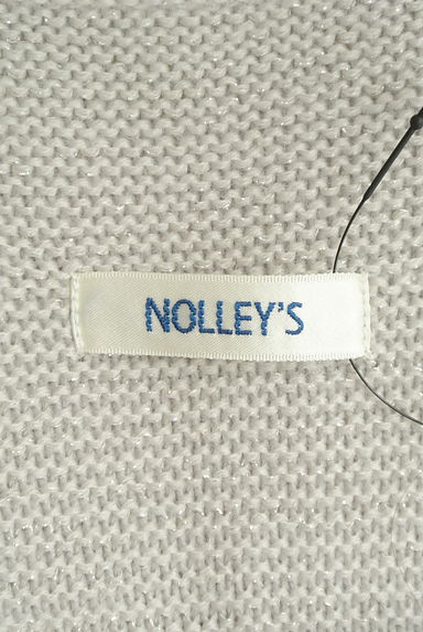 NOLLEY'S（ノーリーズ）の古着「ボートネックラメニットトップス（ニット）」大画像６へ