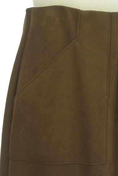 NOLLEY'S sophi（ノーリーズソフィ）の古着「スウェードライクロングスカート（ロングスカート・マキシスカート）」大画像４へ