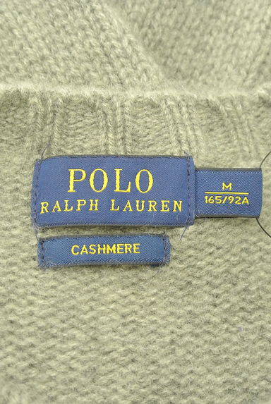 POLO RALPH LAUREN（ポロラルフローレン）の古着「カシミヤニットトップス（セーター）」大画像６へ