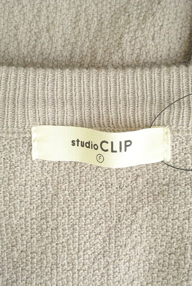 studio CLIP（スタディオクリップ）の古着「ワンボタンワイドニットカーディガン（カーディガン・ボレロ）」大画像６へ