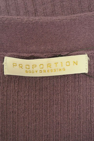 PROPORTION BODY DRESSING（プロポーションボディ ドレッシング）の古着「パフスリーブボウタイリブニット（ニット）」大画像６へ