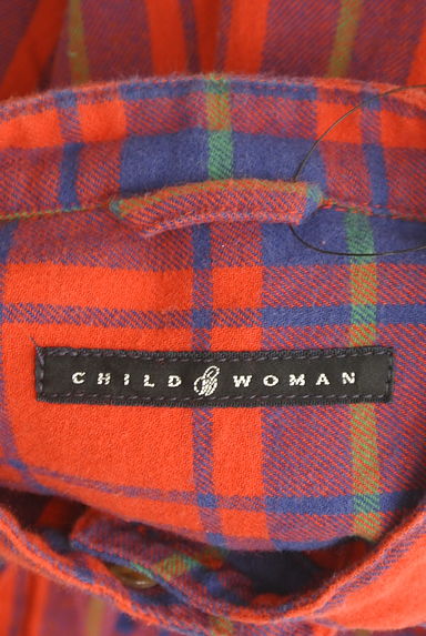 CHILD WOMAN（チャイルドウーマン）の古着「バンドカラー膝下シャツワンピース（ワンピース・チュニック）」大画像６へ