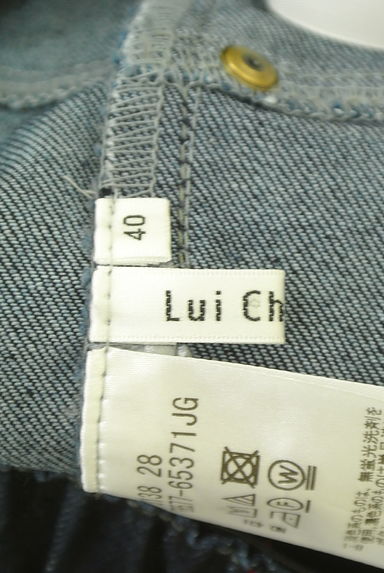 LUI CHANTANT（ルイシャンタン）の古着「裾切替ストレートデニムパンツ（デニムパンツ）」大画像６へ