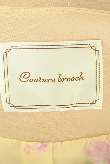 Couture Brooch（クチュールブローチ）の古着「パールボタンノーカラーロングコート（コート）」大画像６へ