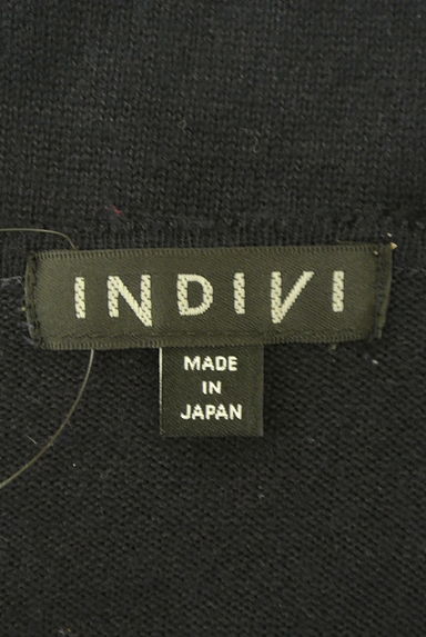 INDIVI（インディヴィ）の古着「フロントツイストニットトップス（ニット）」大画像６へ