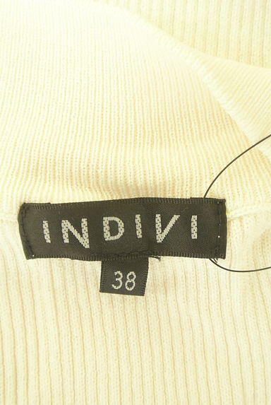 INDIVI（インディヴィ）の古着「ラグラン５分袖リブニットトップス（ニット）」大画像６へ