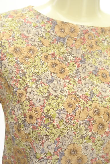 MACKINTOSH PHILOSOPHY（マッキントッシュ フィロソフィー）の古着「裾リボン花柄カットソー（カットソー・プルオーバー）」大画像４へ