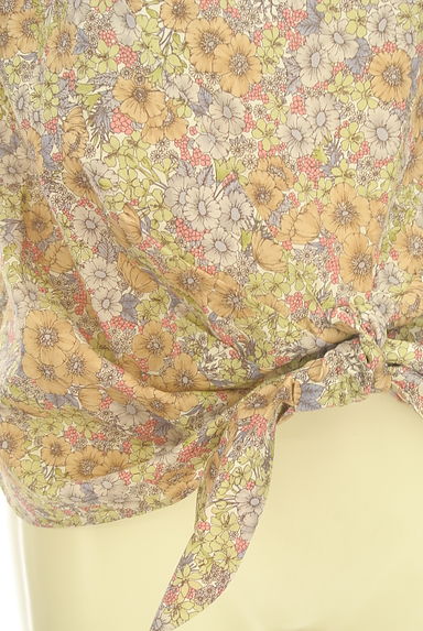 MACKINTOSH PHILOSOPHY（マッキントッシュ フィロソフィー）の古着「裾リボン花柄カットソー（カットソー・プルオーバー）」大画像５へ