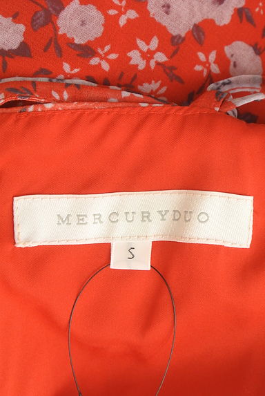 MERCURYDUO（マーキュリーデュオ）の古着「花柄シフォンマキシキャミワンピース（キャミワンピース）」大画像６へ