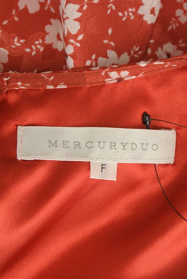 MERCURYDUO（マーキュリーデュオ）の古着「花柄カシュクールミモレワンピース（ワンピース・チュニック）」大画像６へ