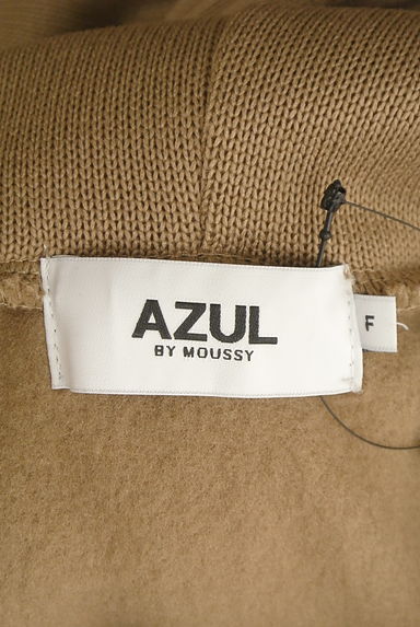 AZUL by moussy（アズールバイマウジー）の古着「裏起毛ロゴニットパーカー（スウェット・パーカー）」大画像６へ