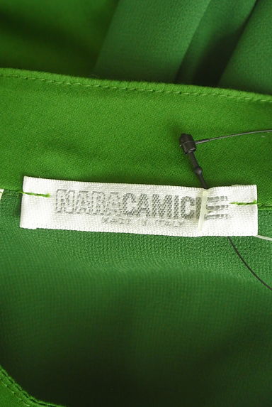 NARA CAMICIE（ナラカミーチェ）の古着「リボン付きシフォン×微光沢カットソー（カットソー・プルオーバー）」大画像６へ