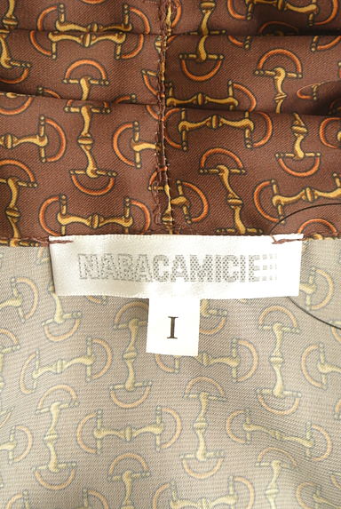NARA CAMICIE（ナラカミーチェ）の古着「微光沢プリントボウタイブラウス（ブラウス）」大画像６へ