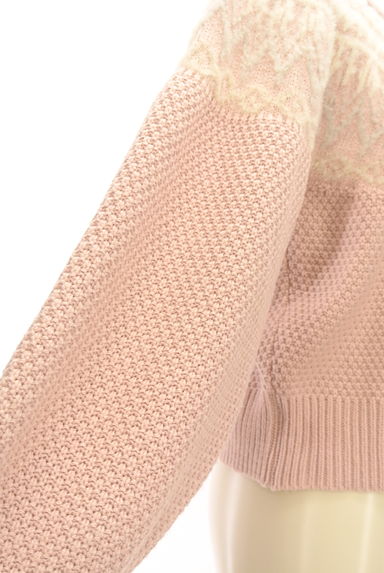 Couture Brooch（クチュールブローチ）の古着「ボリューム袖ノルディック柄ニットカーデ（カーディガン・ボレロ）」大画像５へ