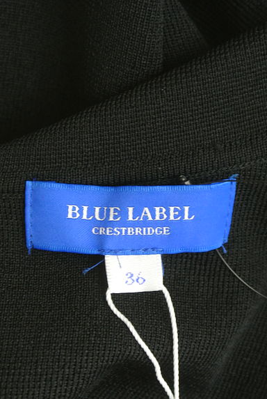 BLUE LABEL CRESTBRIDGE（ブルーレーベル・クレストブリッジ）の古着「ニット×チェック柄切替膝下ワンピース（ワンピース・チュニック）」大画像６へ
