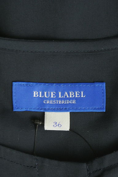 BLUE LABEL CRESTBRIDGE（ブルーレーベル・クレストブリッジ）の古着「リボン付きパフスリーブブラウス（ブラウス）」大画像６へ