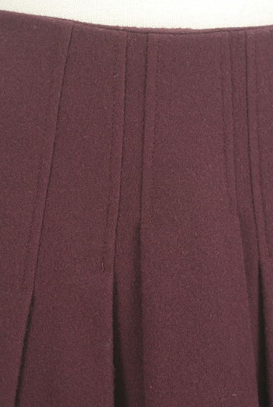 Jocomomola（ホコモモラ）の古着「ミモレ丈起毛タックフレアスカート（ロングスカート・マキシスカート）」大画像４へ