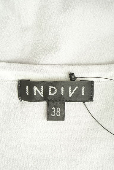 INDIVI（インディヴィ）の古着「接触冷感半袖ニットトップス（ニット）」大画像６へ