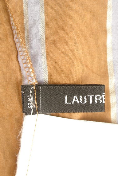LAUTREAMONT（ロートレアモン）の古着「８分袖ストライプスキッパーシャツ（カットソー・プルオーバー）」大画像６へ