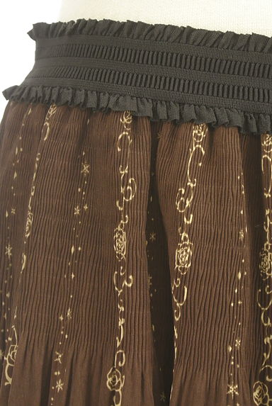 axes femme（アクシーズファム）の古着「膝丈花柄ギャザースカート（スカート）」大画像４へ