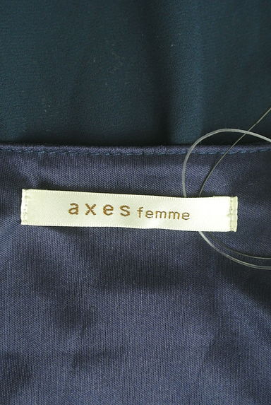 axes femme（アクシーズファム）の古着「ロマンティック刺繍入り膝上シフォンワンピース（ワンピース・チュニック）」大画像６へ