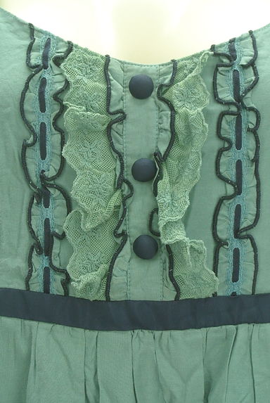 axes femme（アクシーズファム）の古着「スカラップフラワー刺繍キャミワンピース（キャミワンピース）」大画像４へ