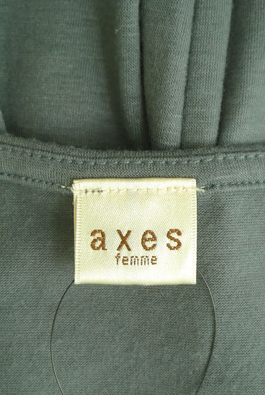 axes femme（アクシーズファム）の古着「シャーリング袖Ｖプルオーバー（カットソー・プルオーバー）」大画像６へ