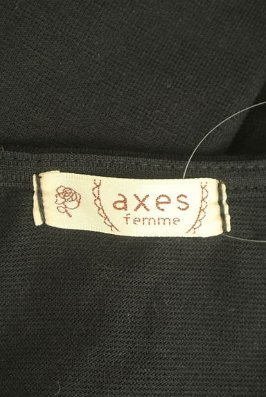 axes femme（アクシーズファム）の古着「フラワー刺繍チュール切替プルオーバー（カットソー・プルオーバー）」大画像６へ