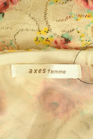 axes femme（アクシーズファム）の古着「花柄総レースキャミソール（カットソー・プルオーバー）」大画像６へ