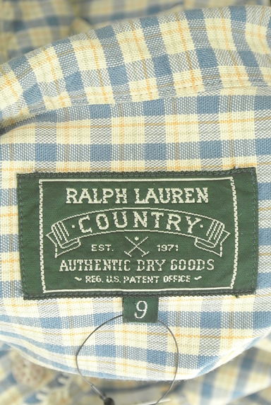 Ralph Lauren（ラルフローレン）の古着「チェック柄ギャザーブラウス（ブラウス）」大画像６へ