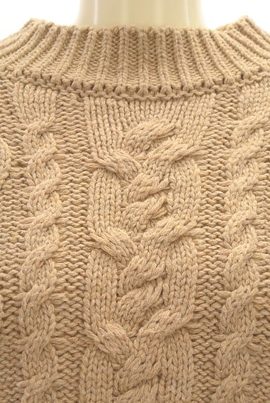 N.Natural Beauty Basic*（エヌ ナチュラルビューティーベーシック）の古着「ボリューム袖ケーブル編みセーター（セーター）」大画像４へ