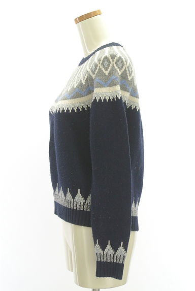 UNITED ARROWS（ユナイテッドアローズ）の古着「ラメ糸混クルーネックセーター（セーター）」大画像３へ