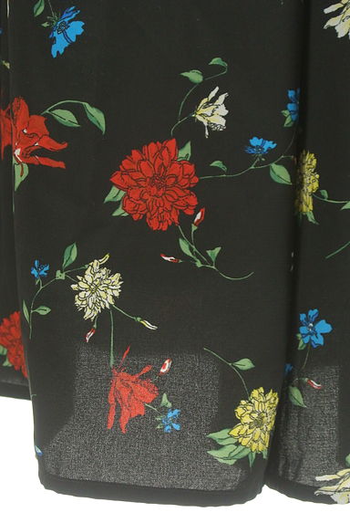 JEANASiS（ジーナシス）の古着「花柄シフォンフレアパンツ（パンツ）」大画像５へ