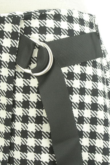 Couture Brooch（クチュールブローチ）の古着「膝下丈ベルト付きチェック柄巻きスカート（ロングスカート・マキシスカート）」大画像４へ
