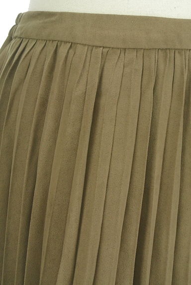 Couture Brooch（クチュールブローチ）の古着「スウェードライクプリーツスカート（ロングスカート・マキシスカート）」大画像４へ