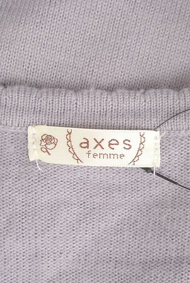 axes femme（アクシーズファム）の古着「結晶刺繍ニットカーディガン（カーディガン・ボレロ）」大画像６へ