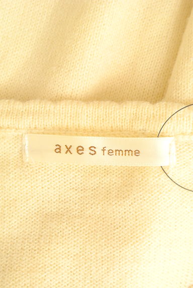axes femme（アクシーズファム）の古着「鍵刺繍ニットカーディガン（カーディガン・ボレロ）」大画像６へ