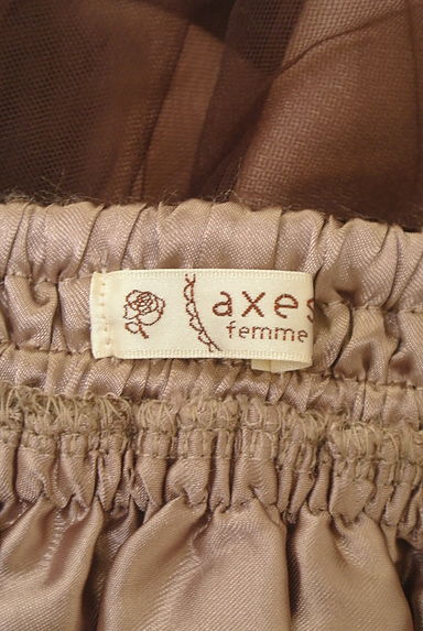 axes femme（アクシーズファム）の古着「花柄フロッキー膝下チュールスカート（スカート）」大画像６へ