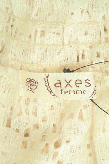 axes femme（アクシーズファム）の古着「フラワーレースプルオーバー（カットソー・プルオーバー）」大画像６へ