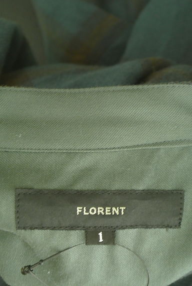 FLORENT（フローレント）の古着「ノーカラーオーバーチェックシャツ（カジュアルシャツ）」大画像６へ