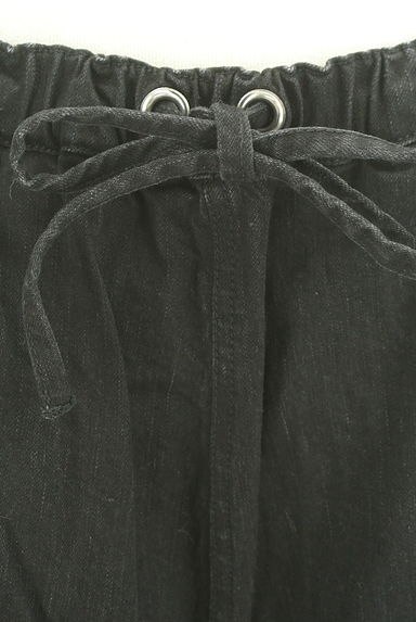 FLORENT（フローレント）の古着「裾ゴムブラックデニムパンツ（デニムパンツ）」大画像４へ