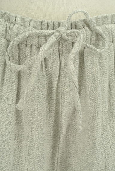 SM2（サマンサモスモス）の古着「裾レースヘリンボーン柄綿麻パンツ（パンツ）」大画像４へ