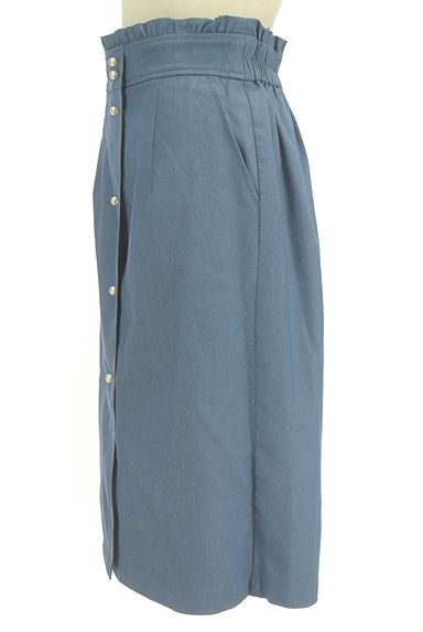 Couture Brooch（クチュールブローチ）の古着「ウエストフリルパールボタンミディスカート（スカート）」大画像３へ