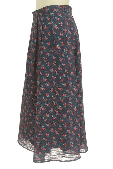 Couture Brooch（クチュールブローチ）の古着「花柄ミモレシフォンスカート（ロングスカート・マキシスカート）」大画像３へ